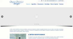 Desktop Screenshot of orthoodontodesign.com.br