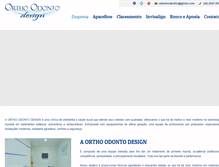 Tablet Screenshot of orthoodontodesign.com.br